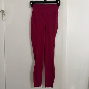 Lululemon Pink High-Waisted Pants
